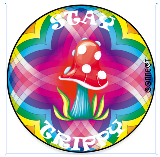 Trippy Mushroom ConnectMat